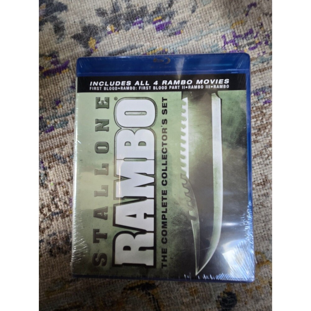 SEALED Rambo: The Complete Collectors Set (Blu-ray Disc, 2010, 4-Disc Set) New